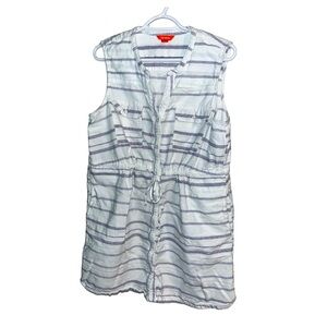 JOE FRESH Sleeveless Button Front Dress